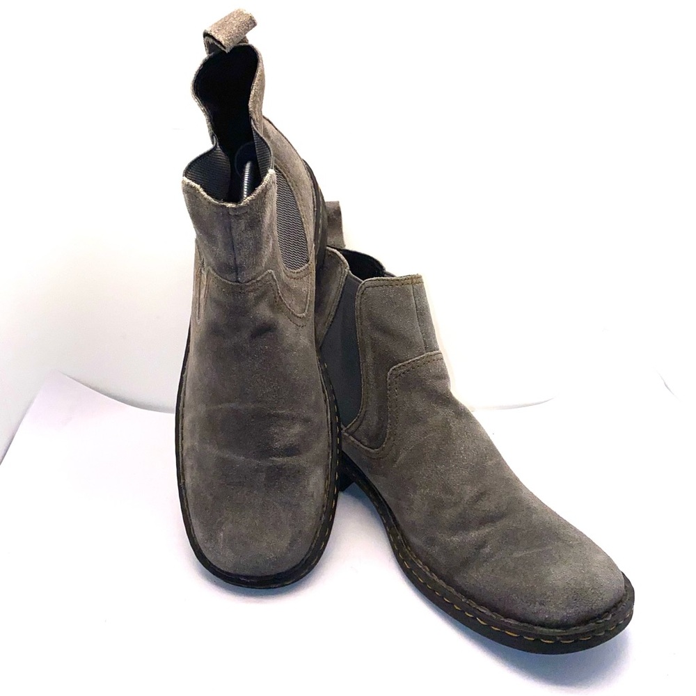 Born Men's Mac Suede Chelsea Boot Grey Size 11.5